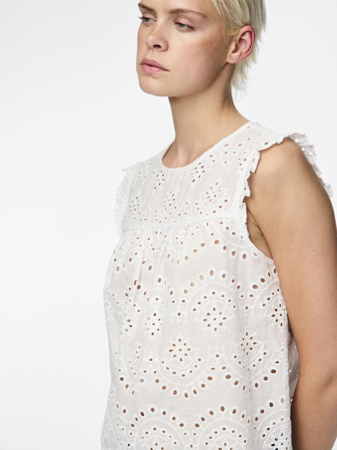 PCVILDE Tank - Top - Bright White - VERO MODA & VILA Bergvik